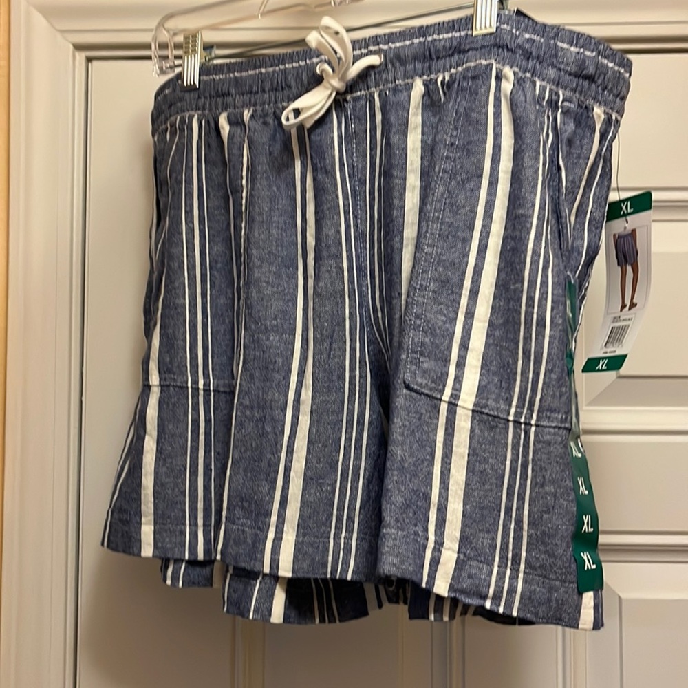 Nautica Linen Blend Pull on Short